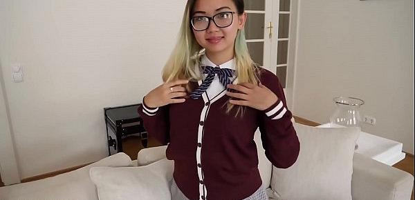  Gorgeous Asian Schoolgirl Teen Harriet Sugarcookie Solo